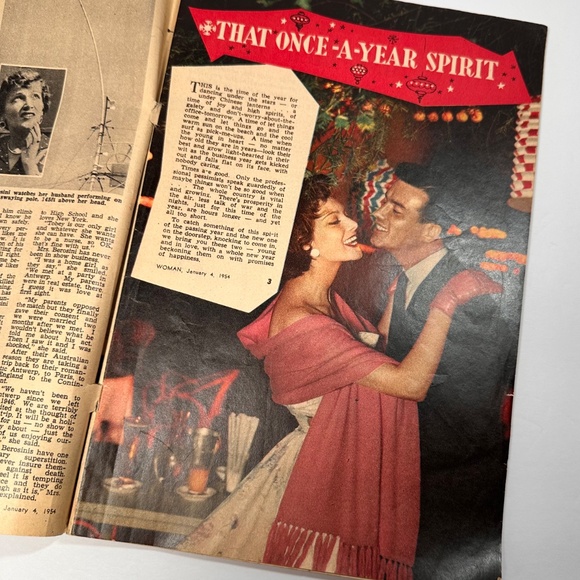 Vintage 1954 WOMAN Magazine – Christian Dior Guide to Style • Mid-Century - Picture 3 of 16